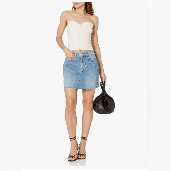 The Drop Arhaan Denim Mini
Skirt #1204 - Picture 7 of 8